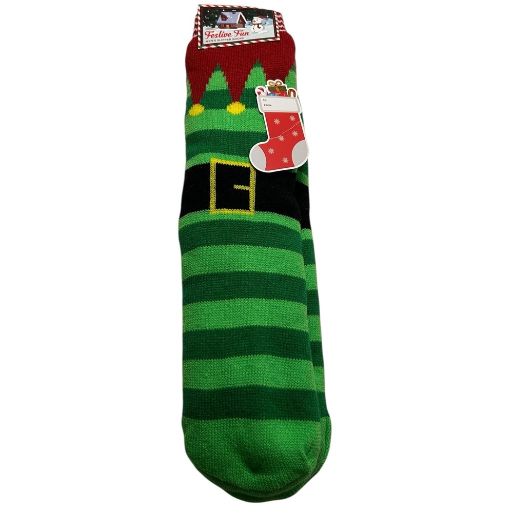 Men’s Festive Fun Elf Socks